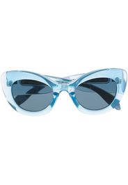 Alexander McQueen Eyewear tinted-lenses cat-eye sunglasses - Blau
