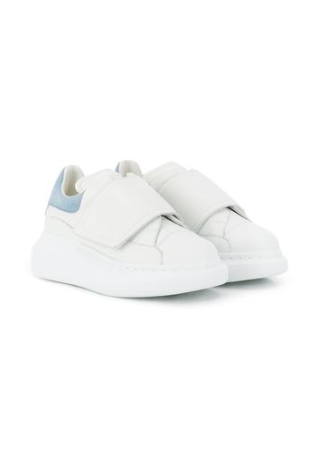 Alexander McQueen Kids Sneakers mit Klettverschluss - Weiß