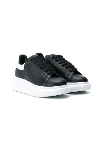 Alexander McQueen Kids chunky sole trainers - 1070 NERO