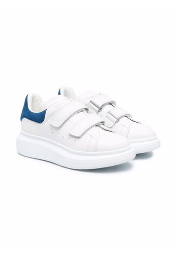 Alexander McQueen Kids touch-strap low-top sneakers - Weiß