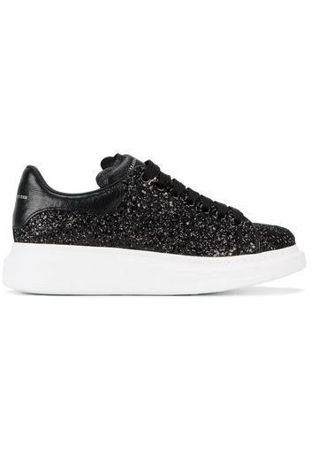 Alexander McQueen Sneakers aus Leder - Schwarz