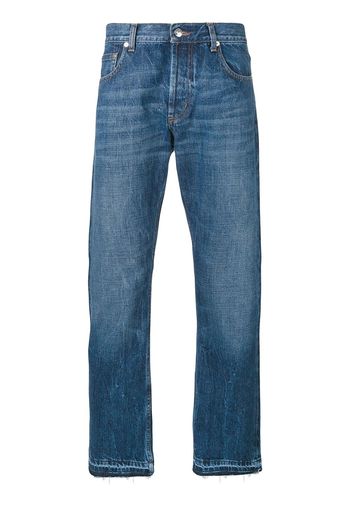 Alexander McQueen Jeans mit geradem Bein - Blau