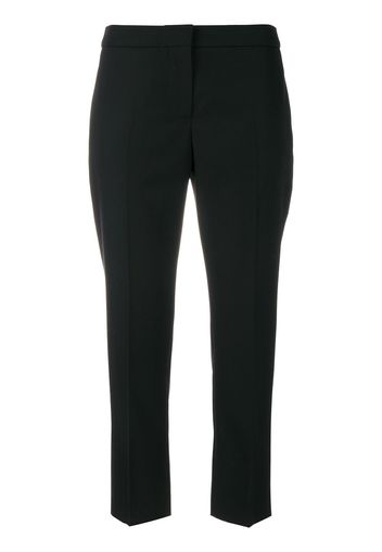 Alexander McQueen Klasssiche Cropped-Hose - Schwarz