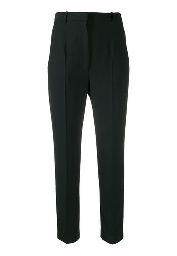 Alexander McQueen Hoch sitzende Hose - Schwarz