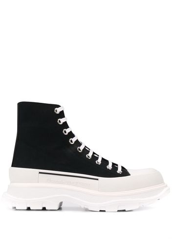 Alexander McQueen 'Tread Slick' High-Top-Sneakers - Schwarz