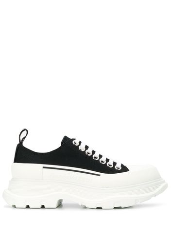 Alexander McQueen Flatform-Sneakers - Schwarz