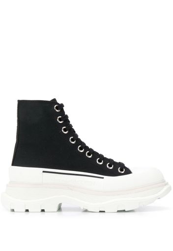 Alexander McQueen Sneakers mit dicker Sohle - Schwarz