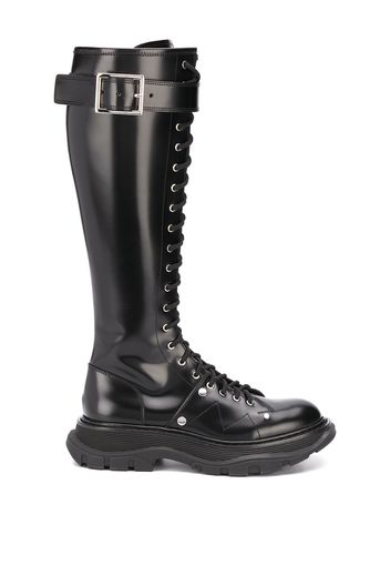 Alexander McQueen Stiefel mit Schnürung - Schwarz