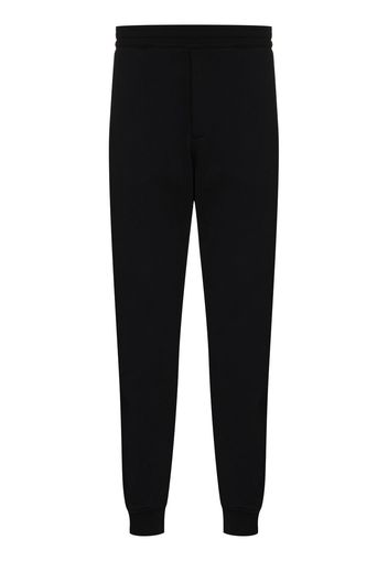 Alexander McQueen Jogginghose mit Logo-Streifen - Schwarz