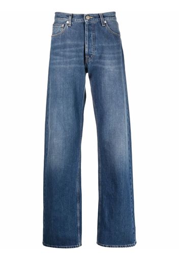 Alexander McQueen Wide-Leg-Jeans aus japanischem Denim - Blau