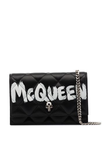 Alexander McQueen small Skull crossbody bag - Schwarz