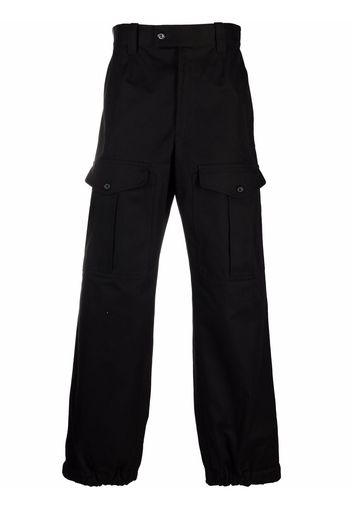 Alexander McQueen Hose mit Klappentaschen - Schwarz