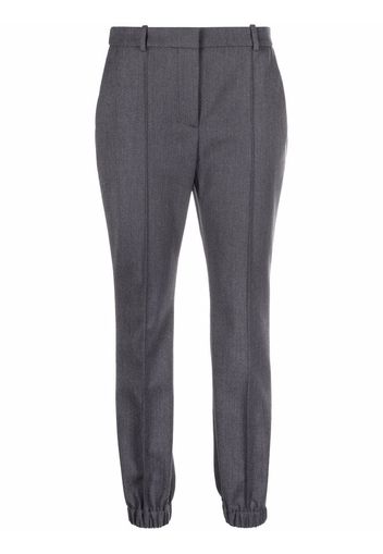 Alexander McQueen Elegante Hose - Grau