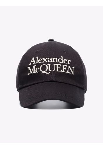 Alexander McQueen logo-embroidered baseball cap - Schwarz