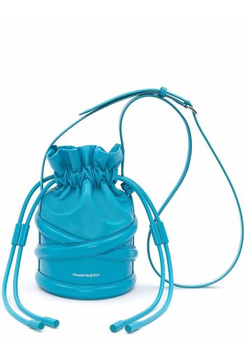 Alexander McQueen Weiche Beuteltasche - Blau