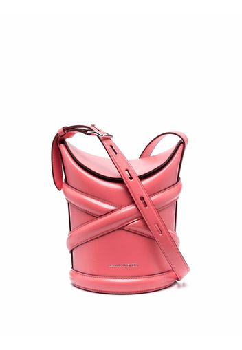 Alexander McQueen The Curve bucket bag - Rosa