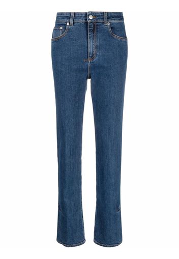 Alexander McQueen straight-leg denim jeans - Blau