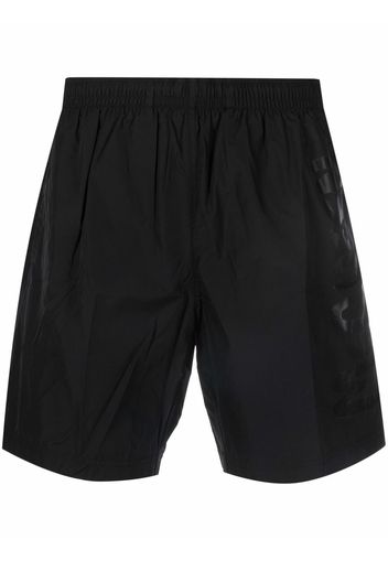 Alexander McQueen knee-length swim shorts - Schwarz