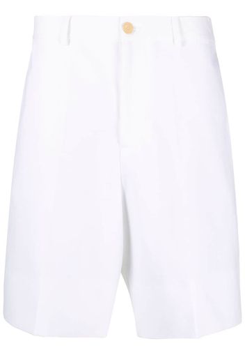 Alexander McQueen high-waisted straight-leg shorts - Weiß