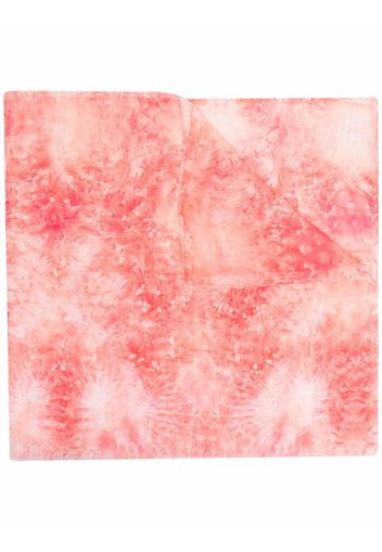 Alexander McQueen abstract-print two-tone scarf - Rosa