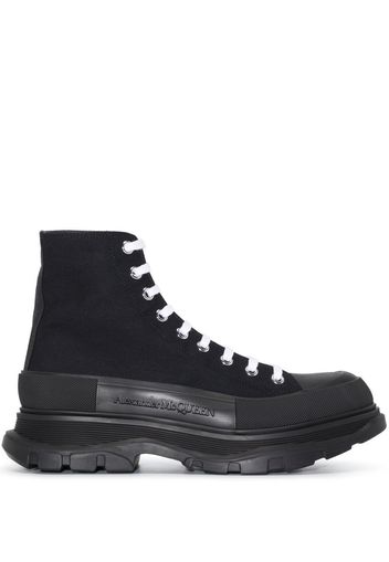 Alexander McQueen Tread Slick high-top sneakers - Schwarz