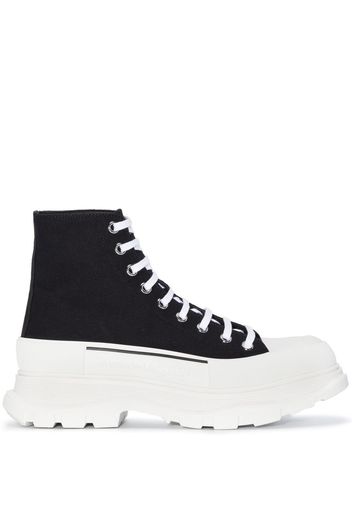 Alexander McQueen Tread Slick high-top sneakers - Schwarz