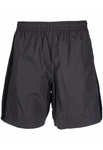 Alexander McQueen Selvedge logo-jacquard swim shorts - Grau