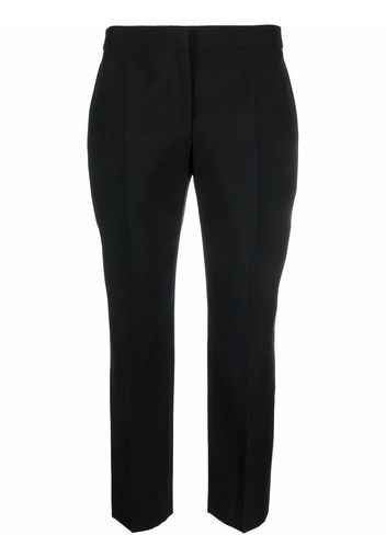 Alexander McQueen low-rise cropped trousers - Schwarz