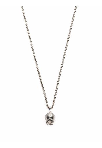 Alexander McQueen skull charm necklace - Metallisch