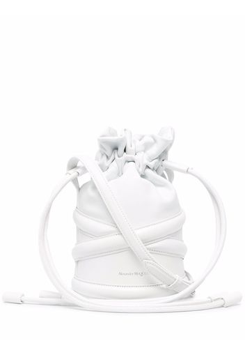 Alexander McQueen Soft-curve bucket bag - Weiß