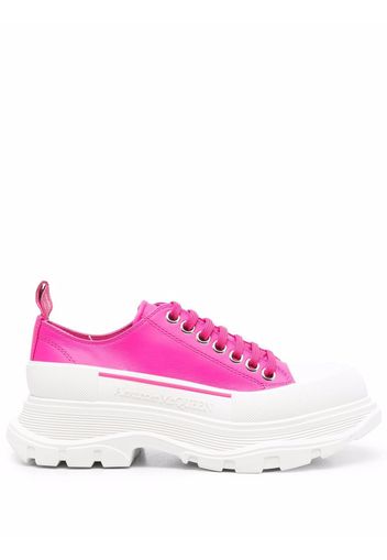 Alexander McQueen chunky-sole lace-up sneakers - Rosa