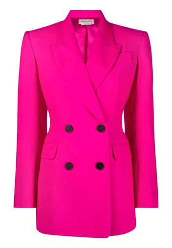 Alexander McQueen double-breasted blazer - Rosa