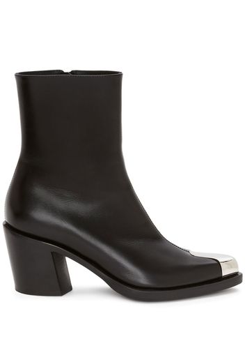 Alexander McQueen pointed-toe ankle boots - Schwarz