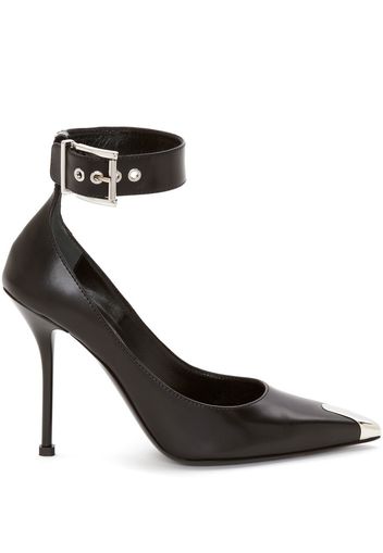 Alexander McQueen pointed-toe 105mm pumps - Schwarz