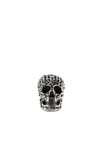 Alexander McQueen Skull charm earring - Silber