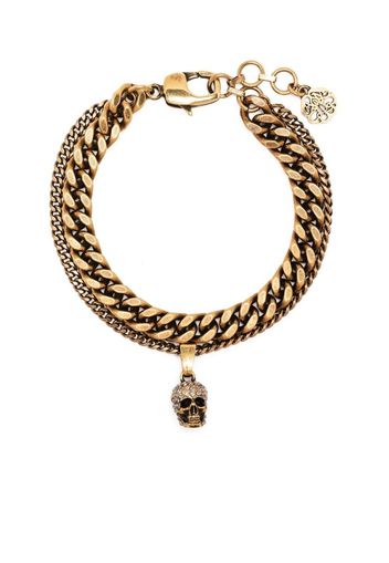 Alexander McQueen double chain bracelet - Gold