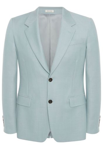 Alexander McQueen single-breasted suit jacket - Blau