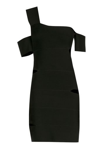 Alexander McQueen Minikleid mit Cut-Out - Schwarz