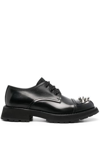 Alexander McQueen stud-embellished oxford shoes - Schwarz