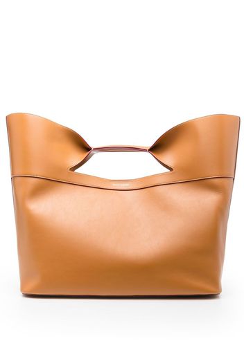 Alexander McQueen The Bow Handtasche - Braun