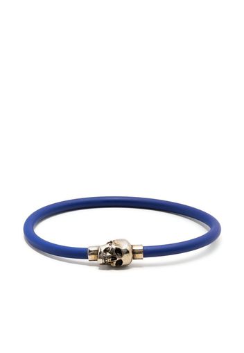 Alexander McQueen skull charm bracelet - Silber