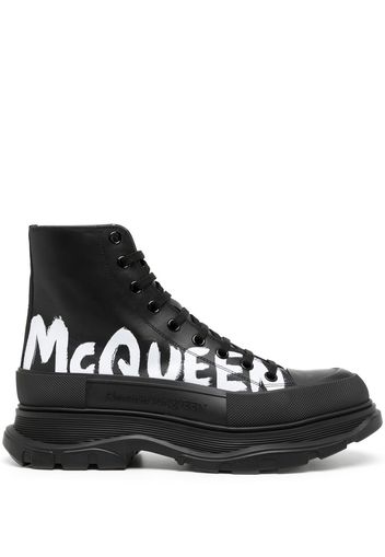 Alexander McQueen Tread Slick high-top sneakers - Schwarz