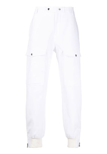 Alexander McQueen tapered cargo trousers - Weiß