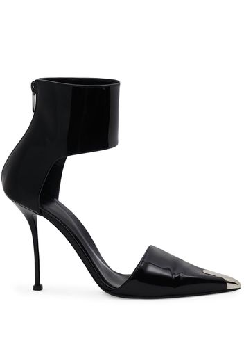 Alexander McQueen Punk 105mm pointed-toe pumps - Schwarz