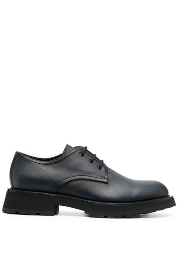 Alexander McQueen chunky-sole derby shoes - Schwarz