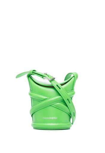 Alexander McQueen small Curve bucket bag - Grün
