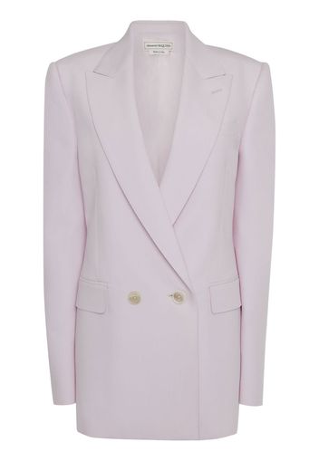 Alexander McQueen Doppelreihiger Blazer - Nude