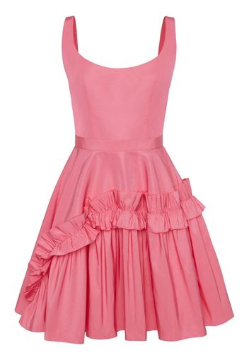 Alexander McQueen ruffle detailing minidress - Rosa