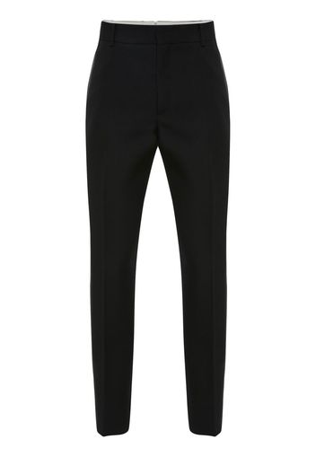 Alexander McQueen Hose mit schmalem Schnitt - Schwarz