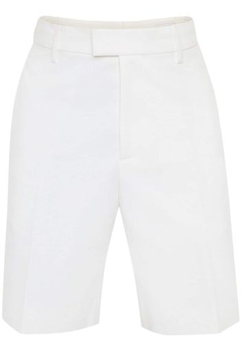 Alexander McQueen Knielange Shorts - Weiß